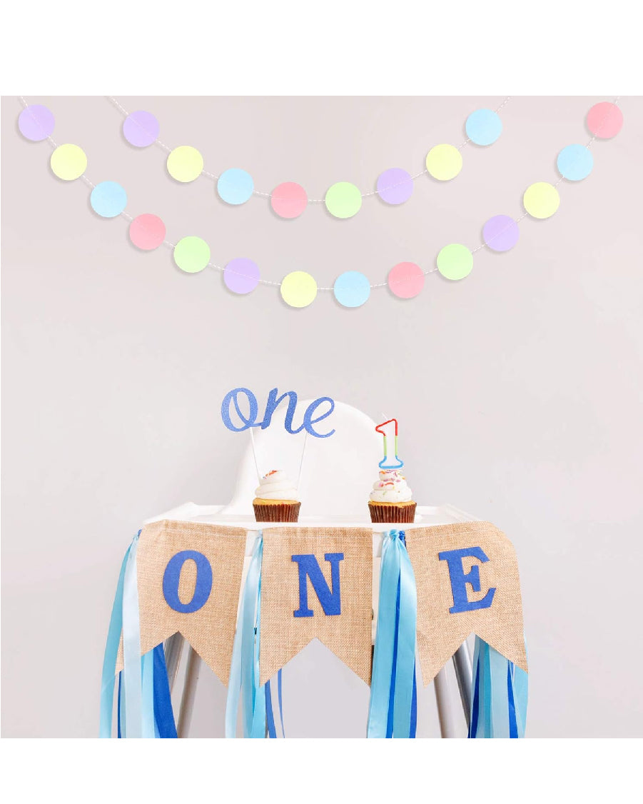 Pastel Circles Garland (1 String)