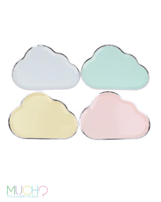 Pastel Clouds Plates