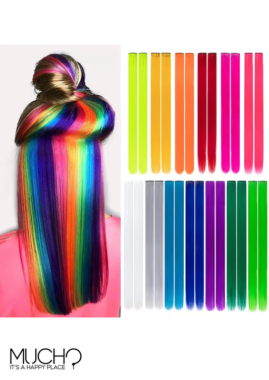 Colored Hair Extension (1 Pc)