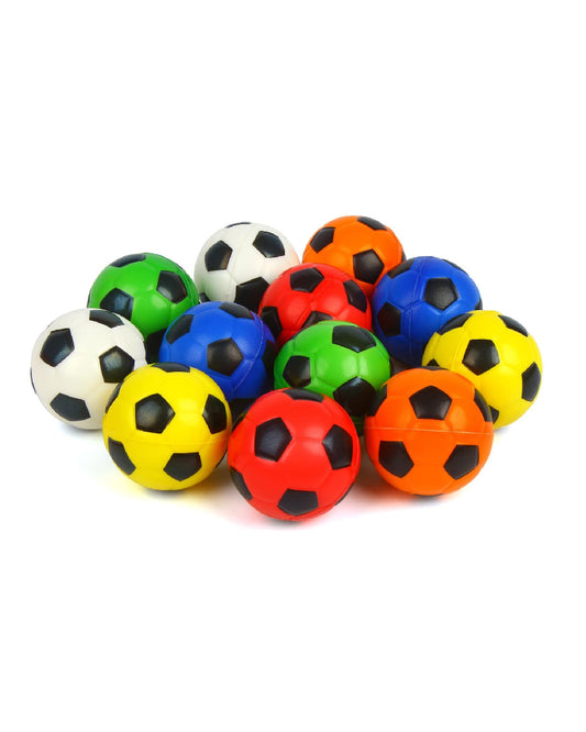 Colored Football Stress Ball (Pack of 12)