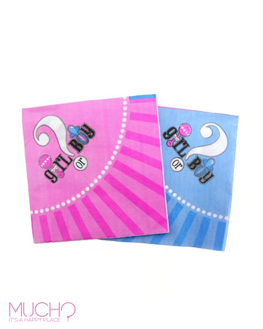 Gender Reveal Napkins