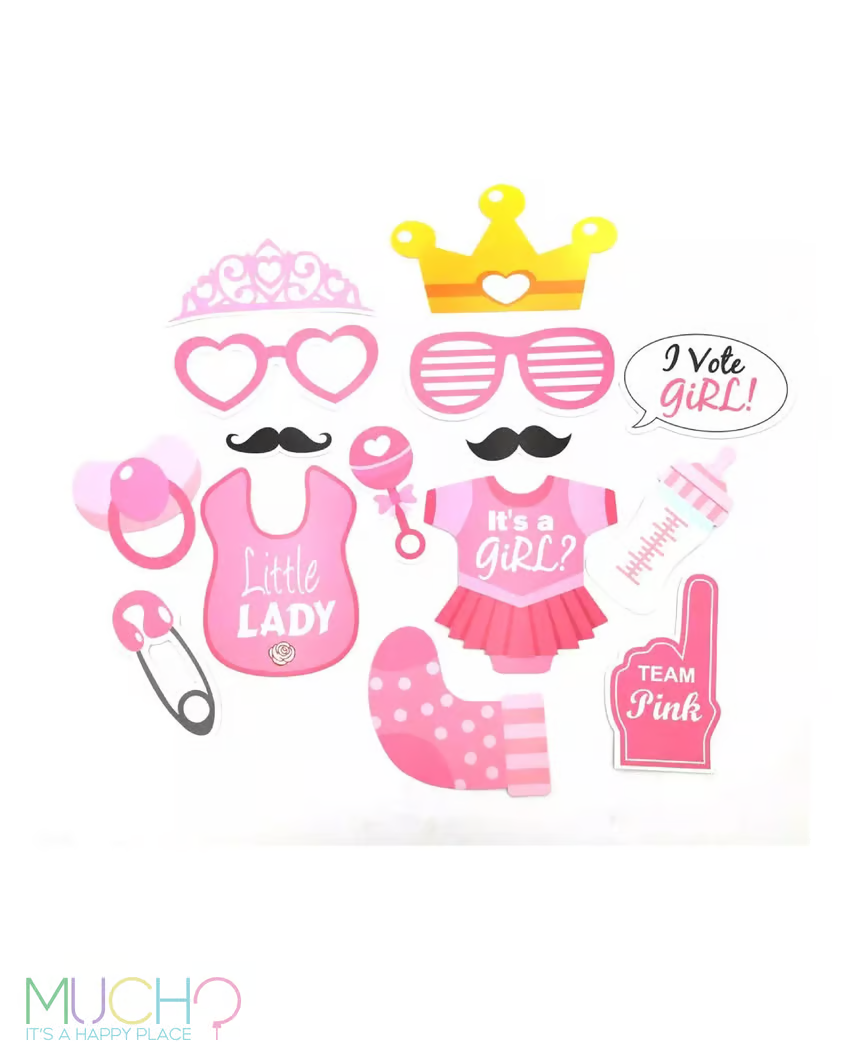 Gender Reveal Photo Props