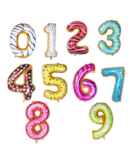 Double Digits Number Balloons