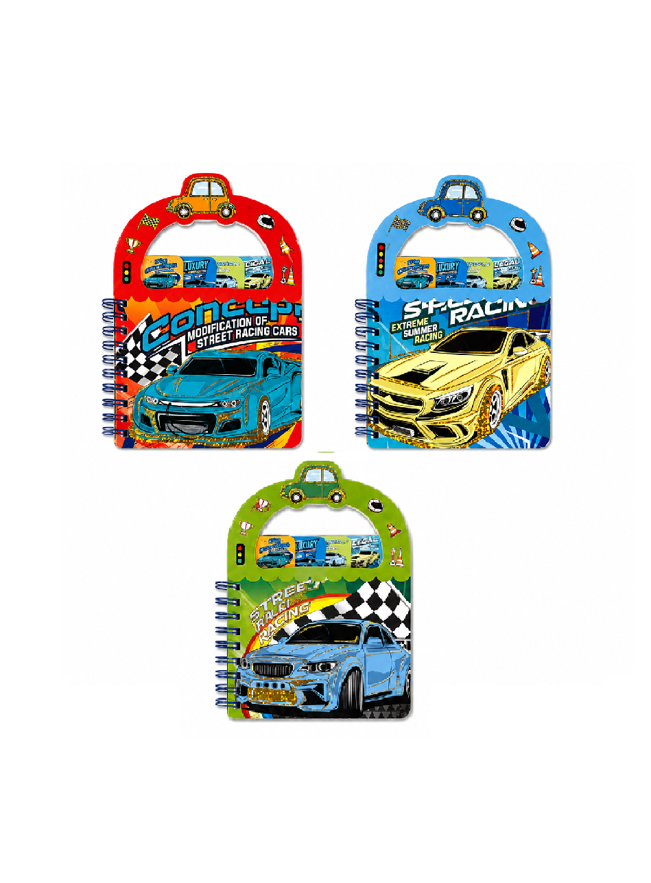 Cars Mini Agenda Notebook (6 Pieces)