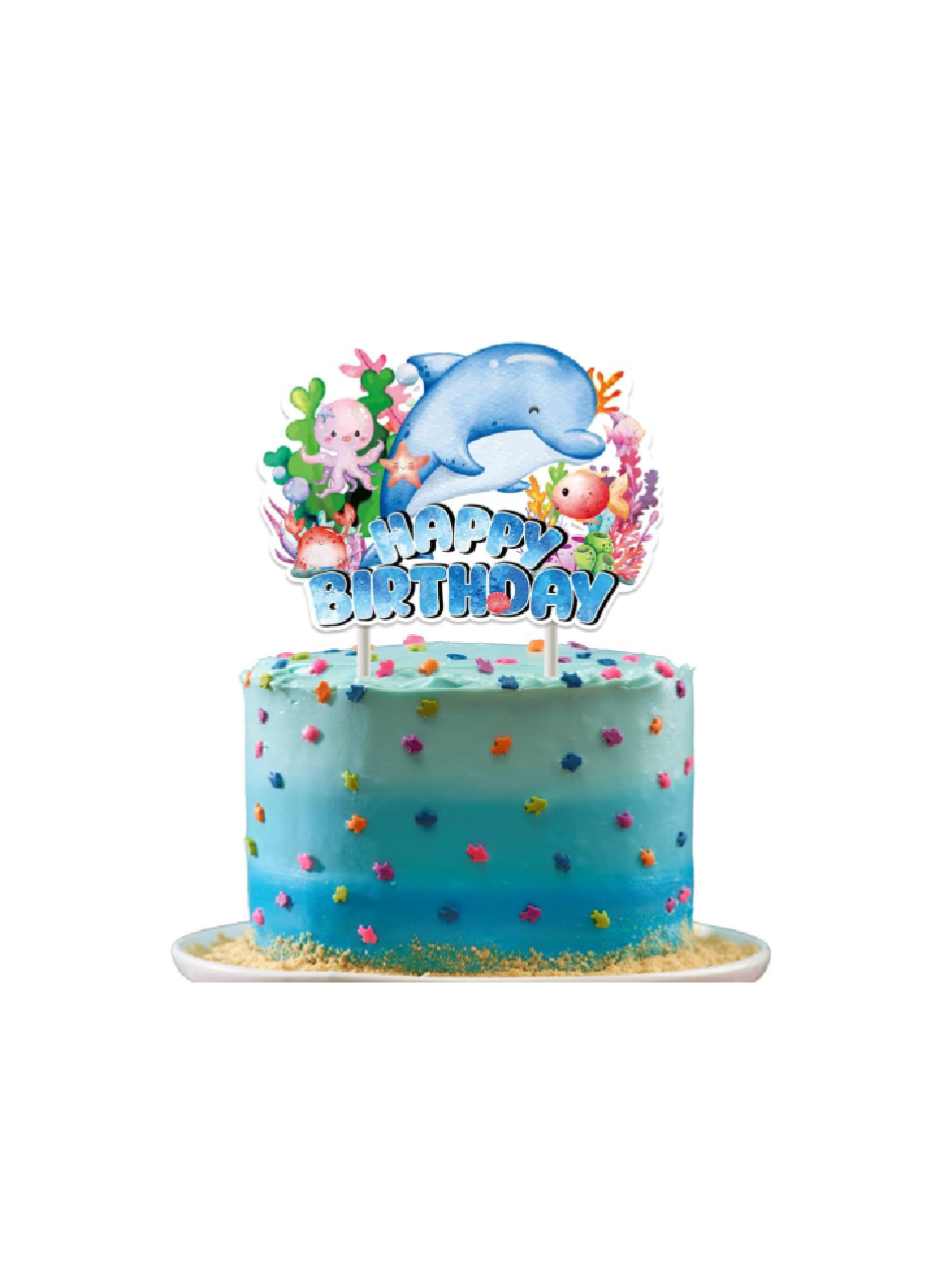 Under the Sea Cake & Cupcake Toppers