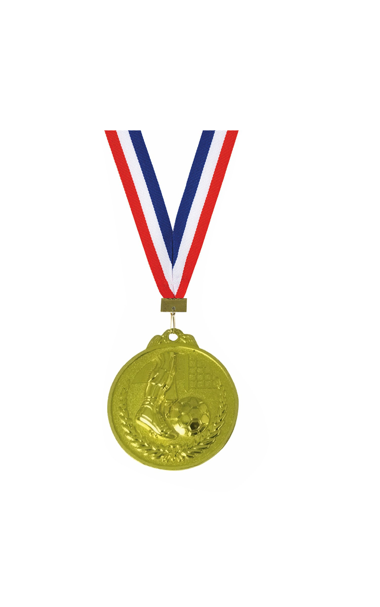 Trophy Football Gold Medal