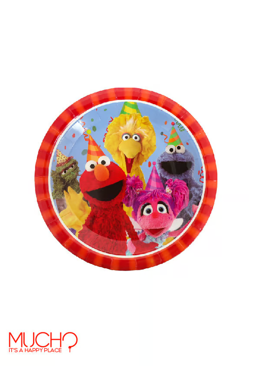 Sesame Street 9 Inch Plates