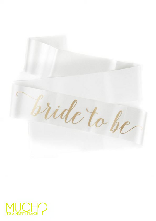 Bride to be Sash