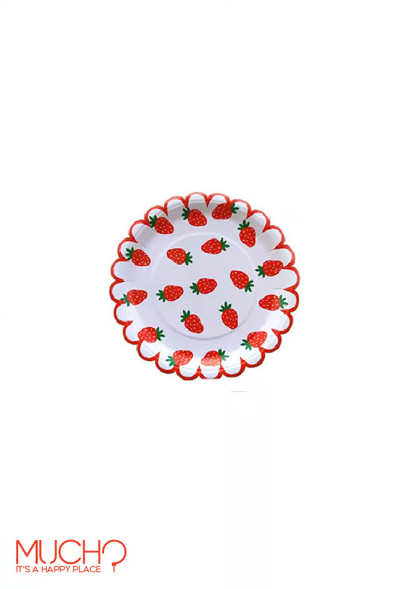 Strawberry 7 Inch Plates