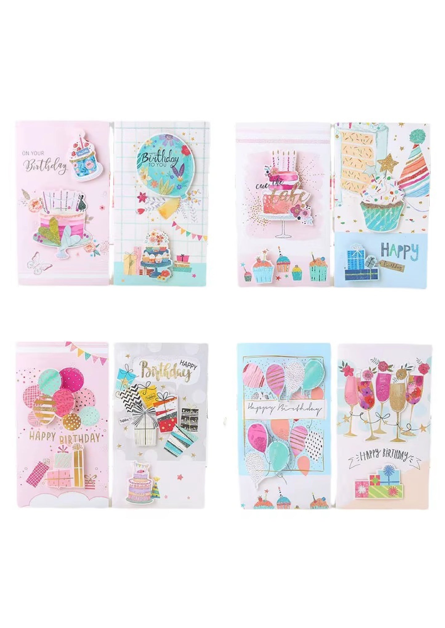 Happy Birthday Greeting Card (1 Card)