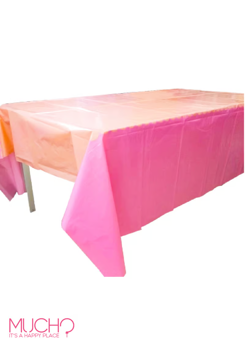 Peach + Pink Table Cover