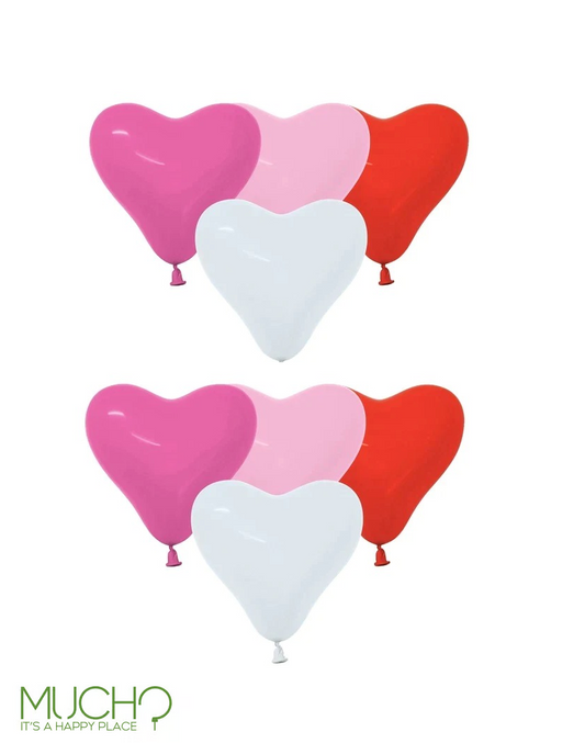 Hearts Latex Balloons