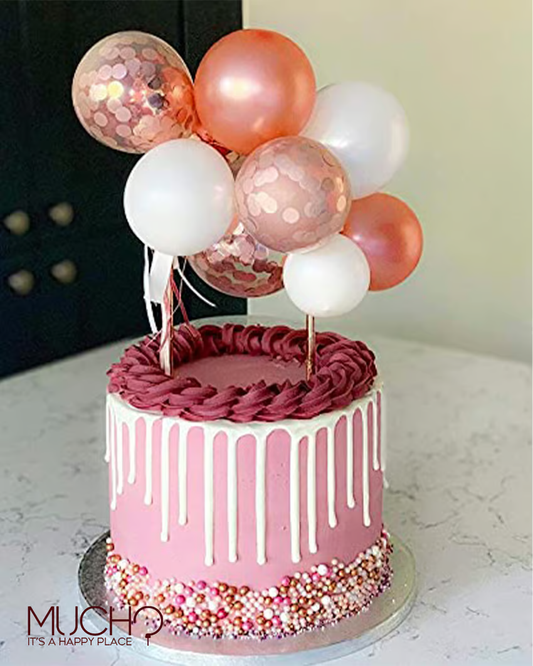 DIY Balloons Garland Cake Topper
