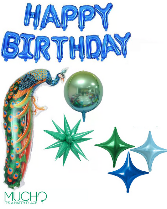 Peacock Balloon Package