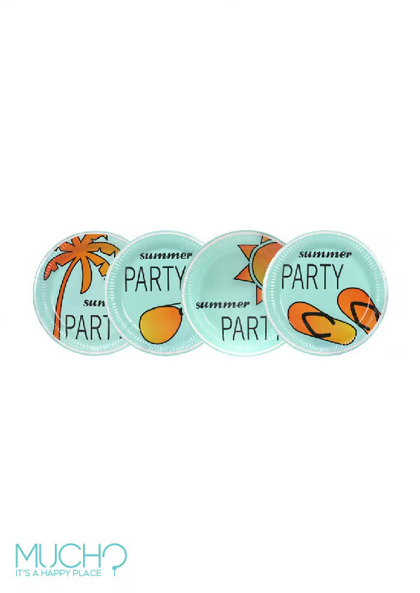 Summer Party 9 Inch Plates