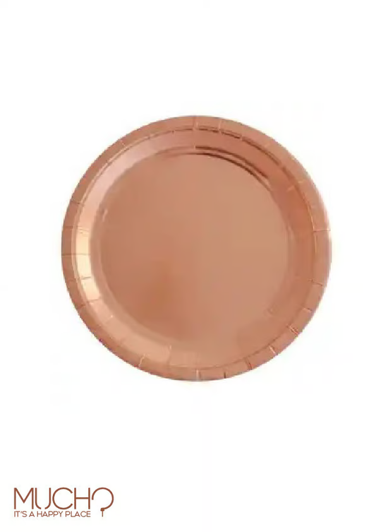 Rose Gold 9 Inch Plates