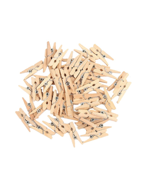 Mini Wooden Clips