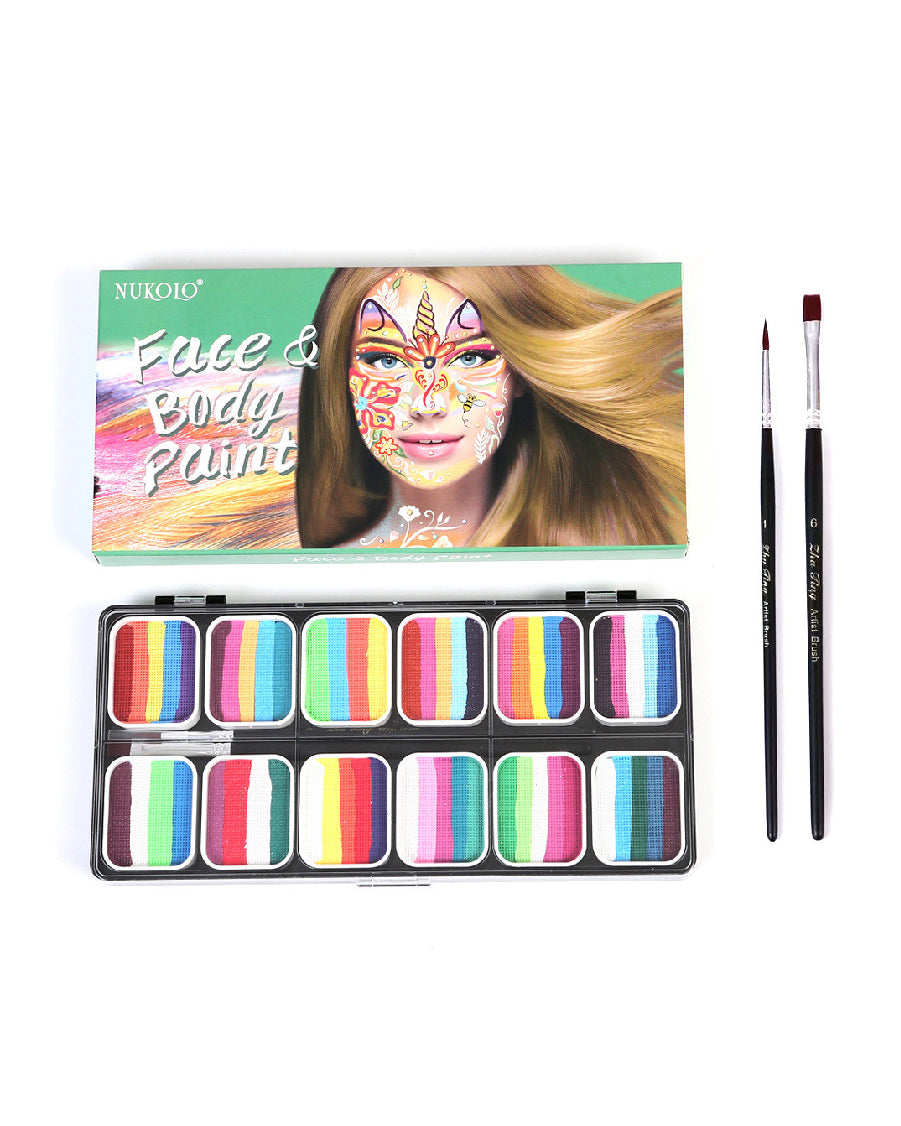 Professional Face & Body Paint Palette For Kids Adults