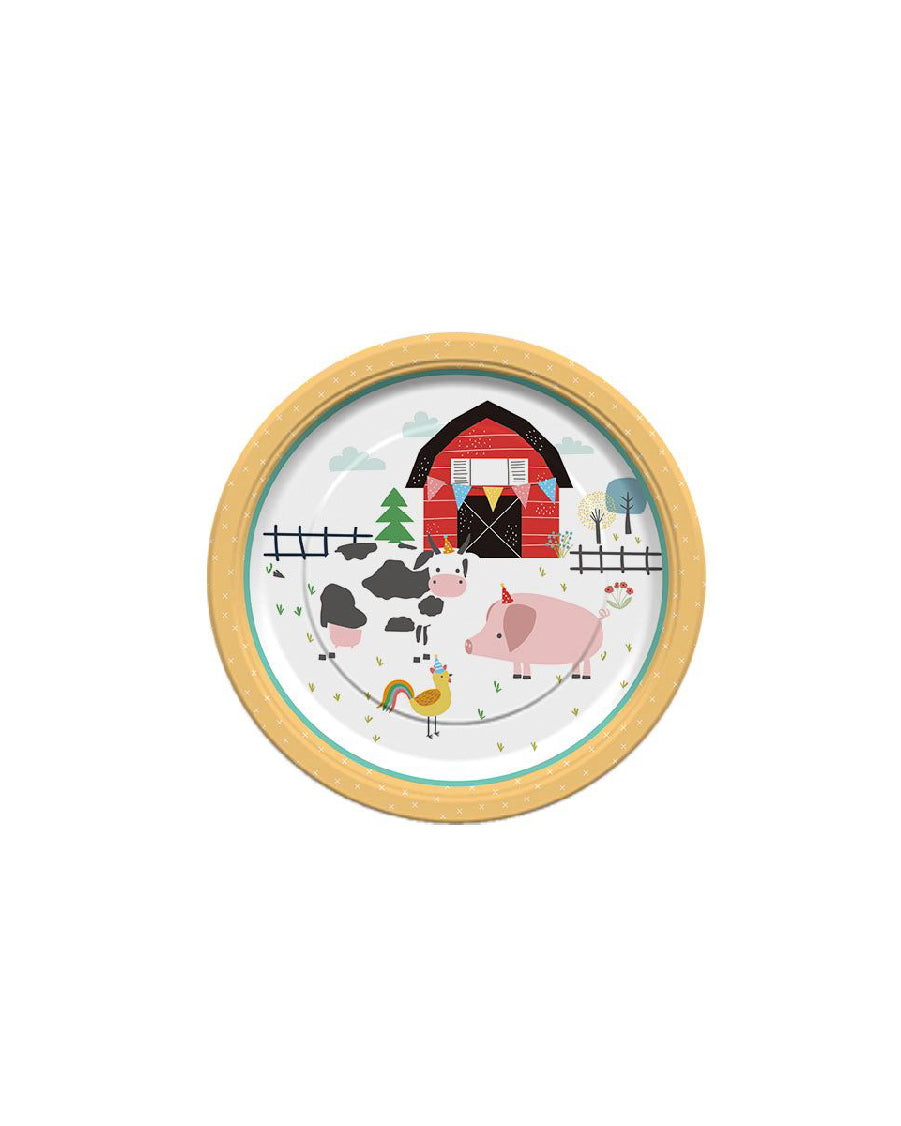 Farm Animals 7IN Plates