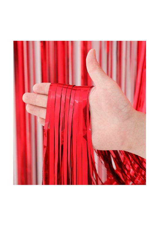 Foil Fringe Curtain Backdrop