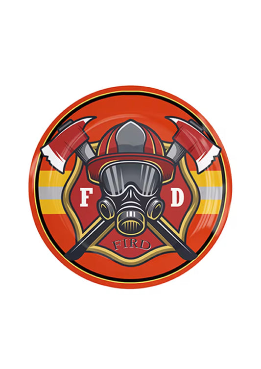 Fire Fighting 9IN Plate