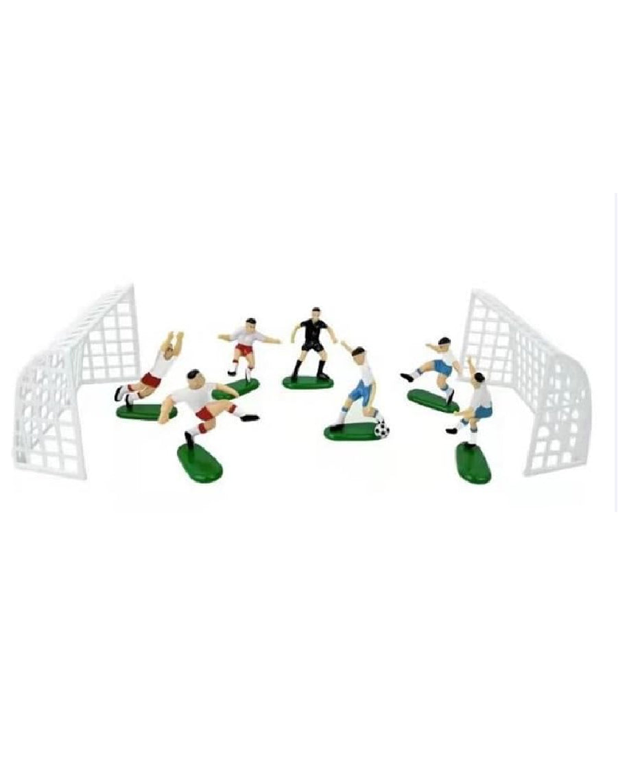 Football/Soccer Toppers for Cake and Cupcakes Cake Decorating Ornaments Set
