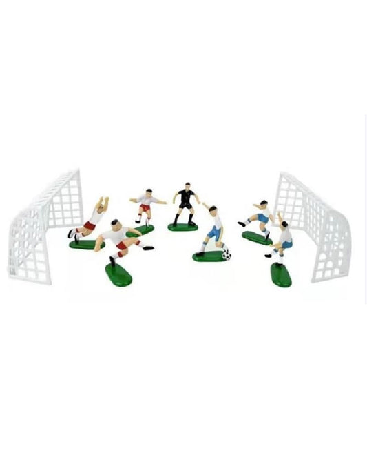 Football/Soccer Toppers for Cake and Cupcakes Cake Decorating Ornaments Set