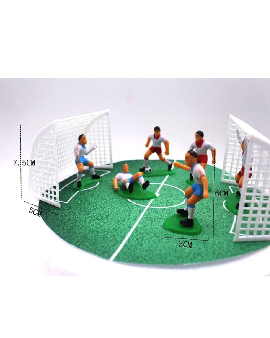 Football/Soccer Toppers for Cake and Cupcakes Cake Decorating Ornaments Set