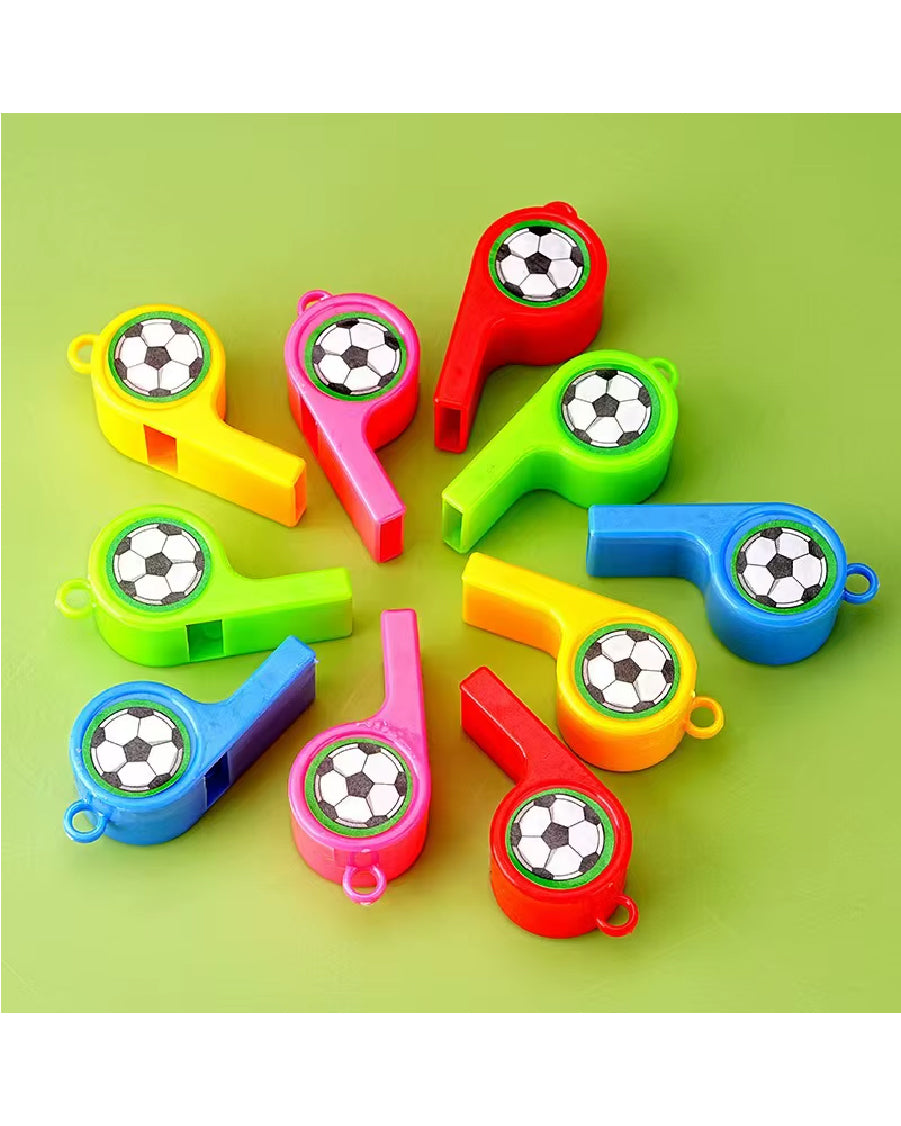 Colored Football Whistle (Pack of 24)
