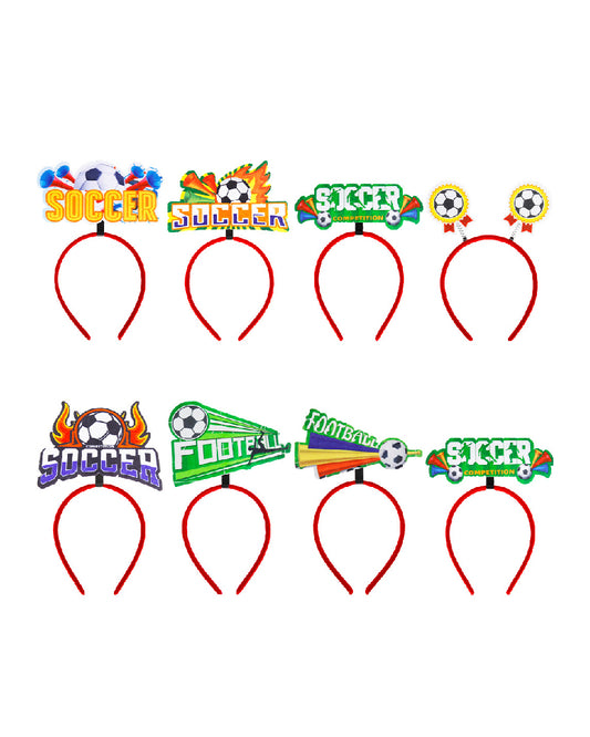New Football Fan Cheer Headband Football Club Sports Cheerleading (Pack of 12)