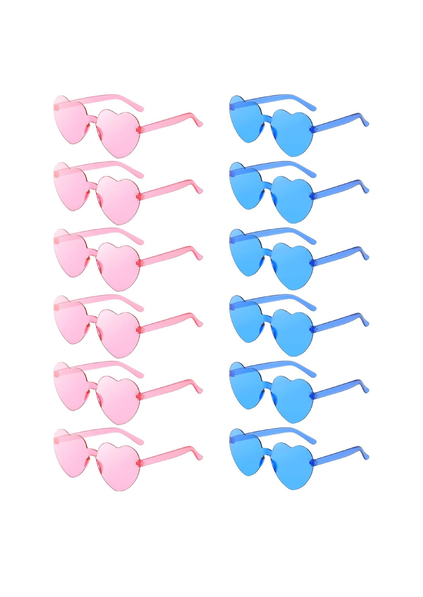 Gender Reveal Glasses Set (Pack of 12)