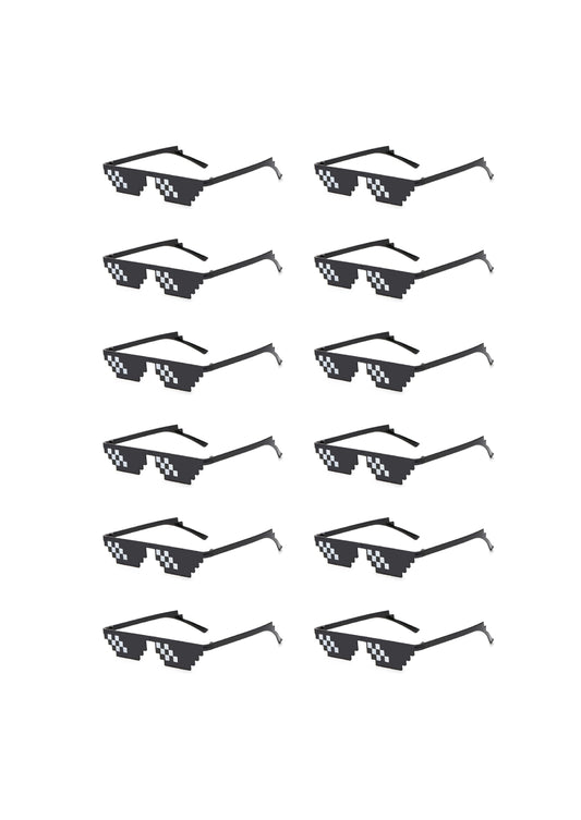 Black Fun Glasses (Pack of 12)