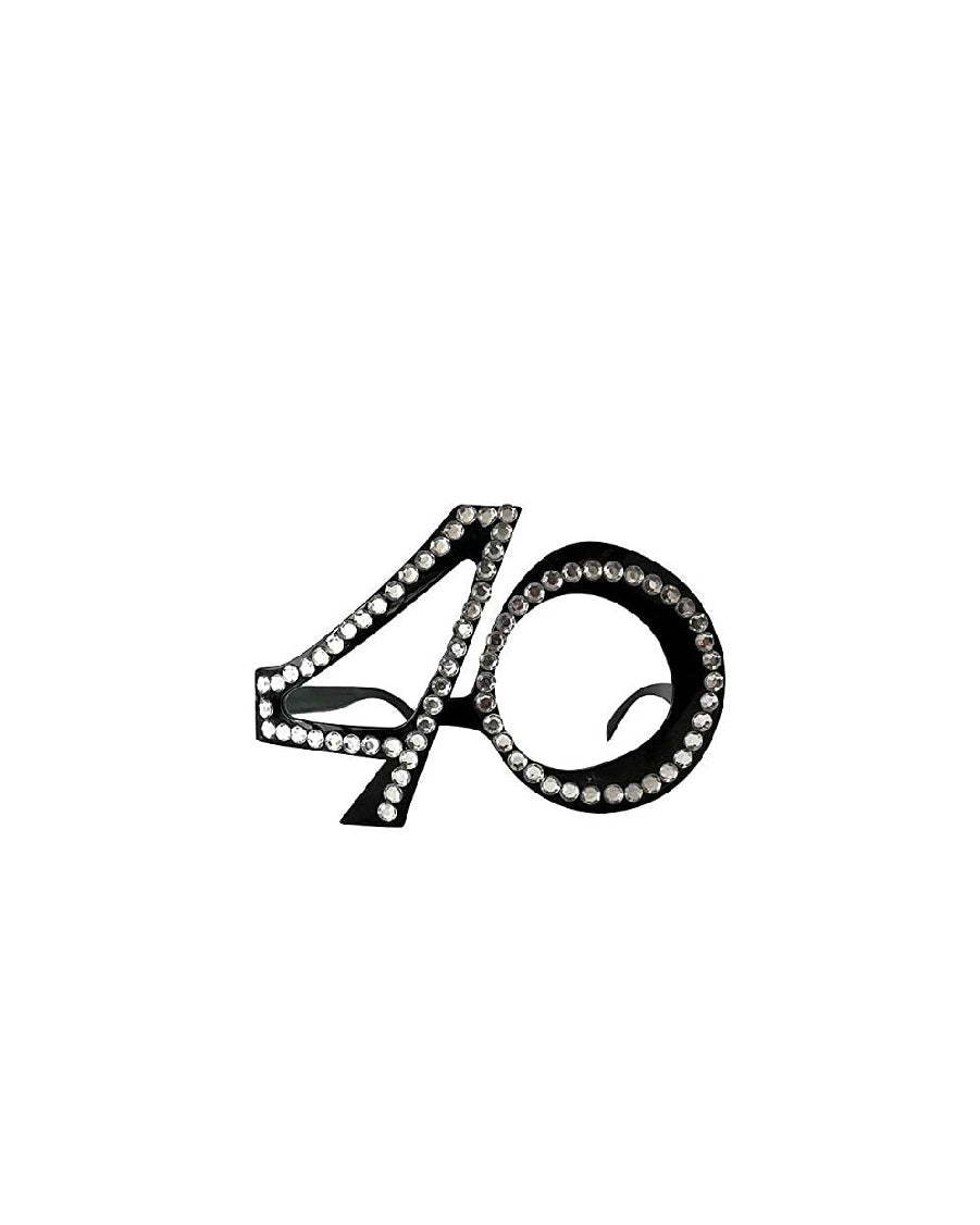 40th Birthday Glasses (1 Pc)