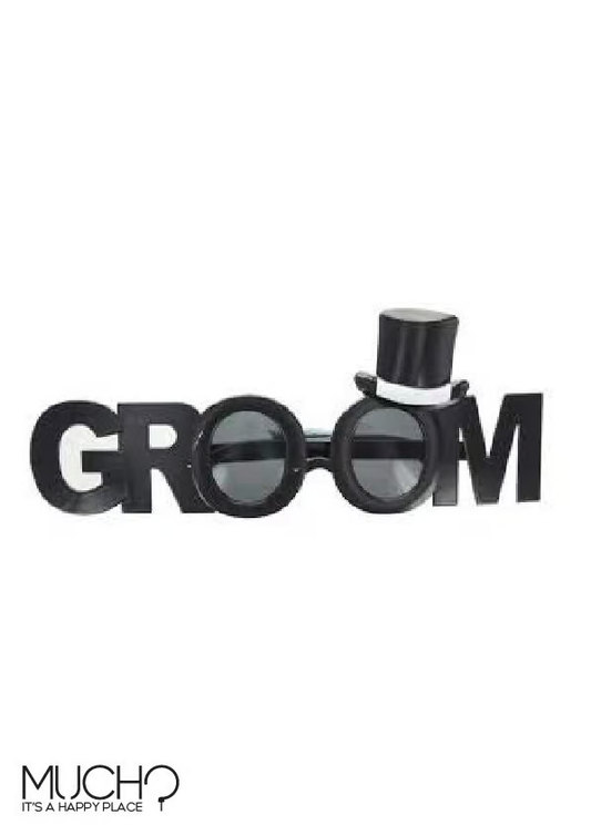 Groom Black Glasses