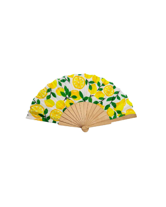 Lemon Hand Fan