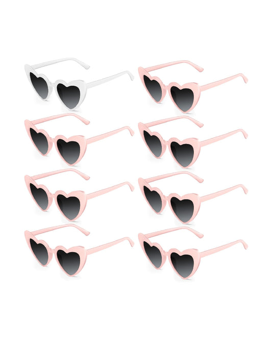 Hearts Glasses (Pack of 8)