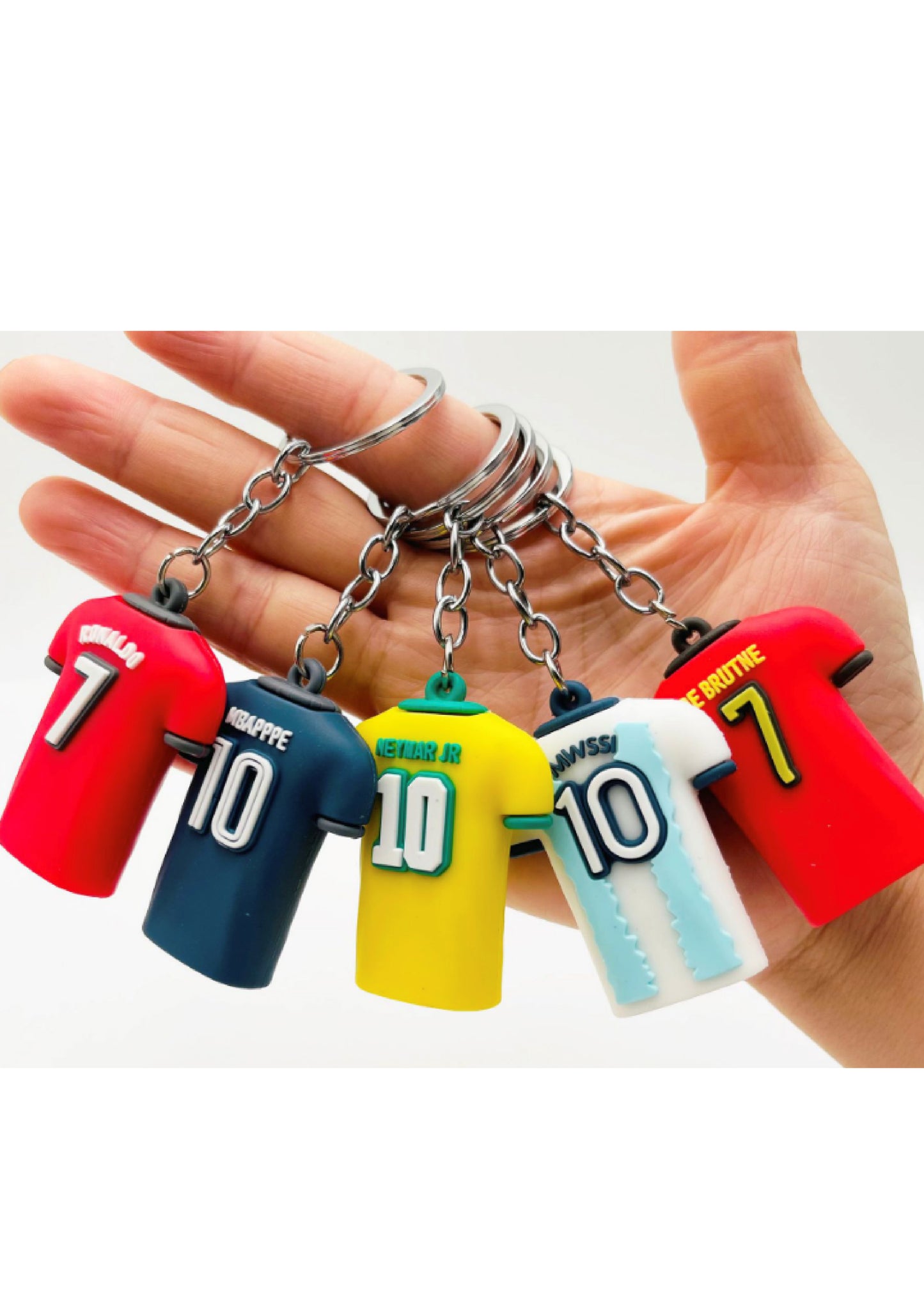 Football Player's T Shirts Key Chain (Pack of 12)