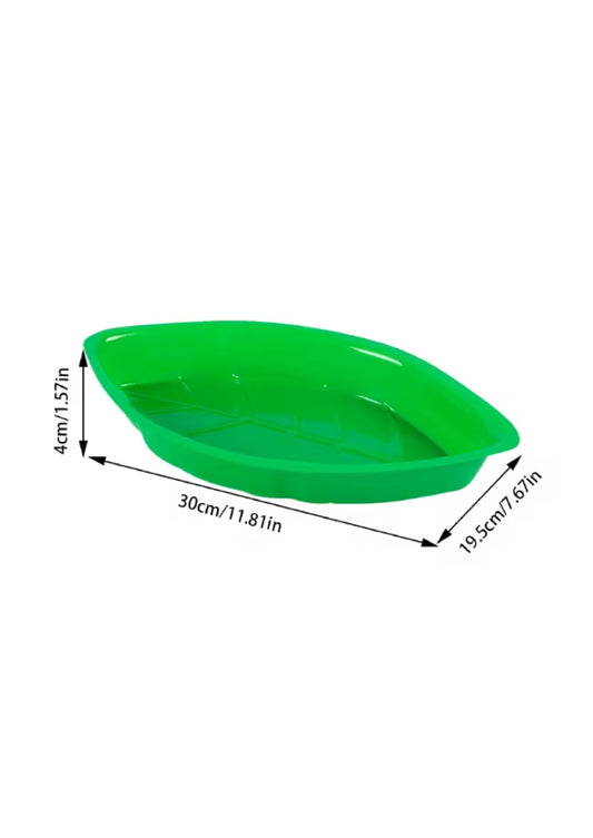 Leaves Plastic Serving Plates (Pack of 2)