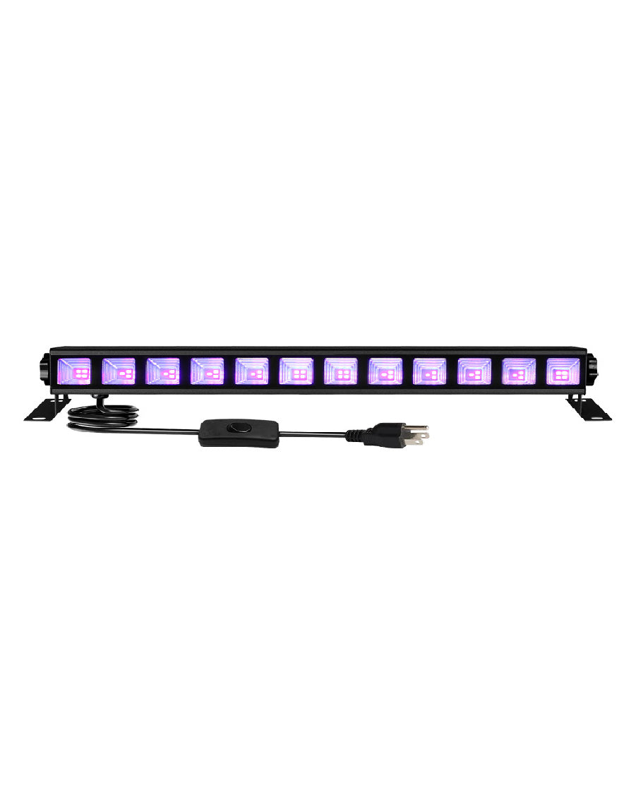 LED Black Fluorescent Glow Light Bar