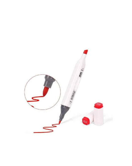 2 IN 1 Highlighter & Marker Pen Multicolor (Pack of 12)