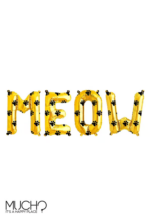 Meow 16in Balloon Banner