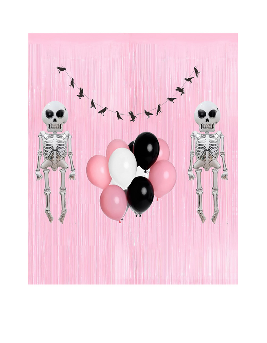 Halloween Pink Backdrop