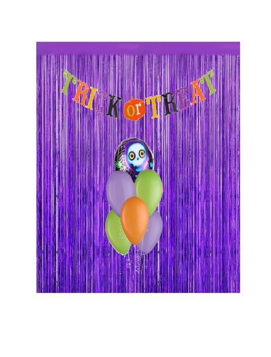 Halloween Purple Backdrop