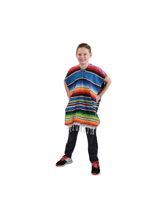 Traditional Serape Poncho Mexican Costume