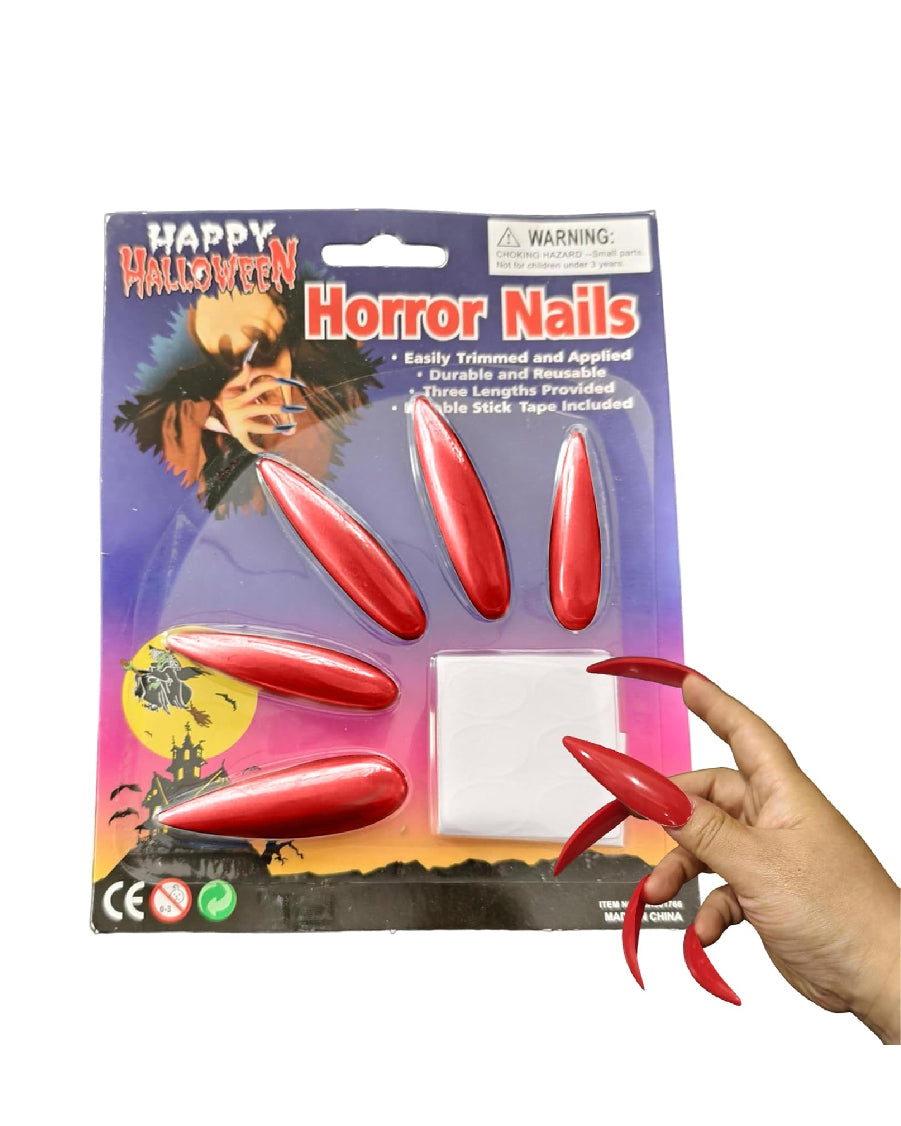Press Long Fake Vampire Nails
