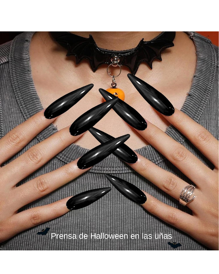 Press Long Fake Vampire Nails