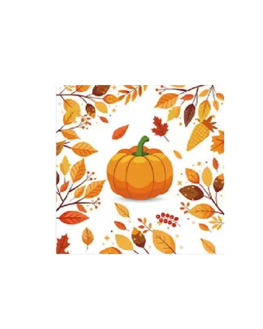 Fall Pumpkin Napkins
