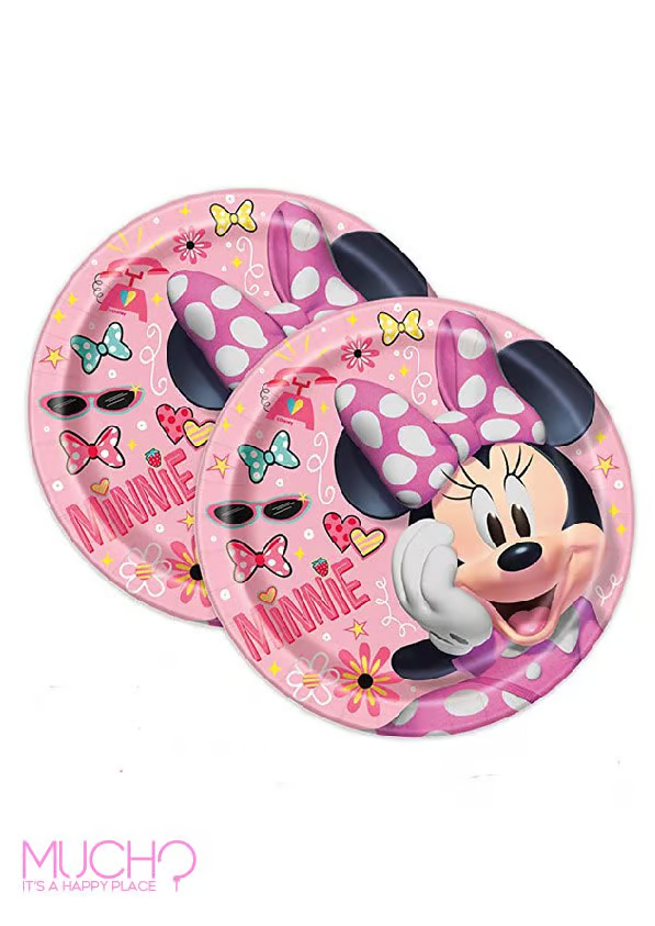 Minnie Mouse 9 Inch Plates
