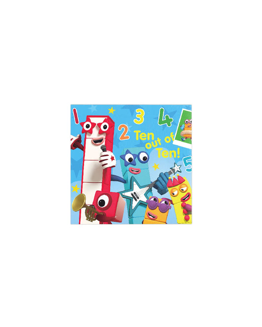 Number Blocks Napkins