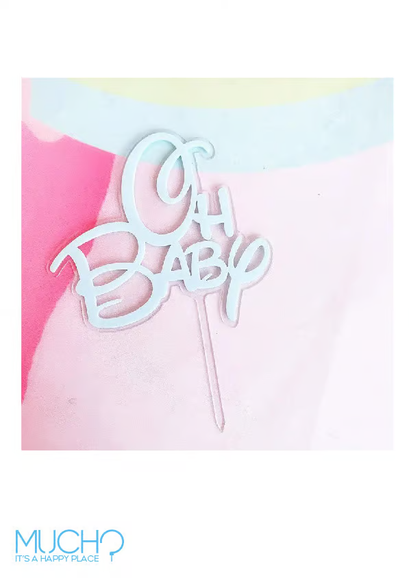 Oh Baby Cake Topper